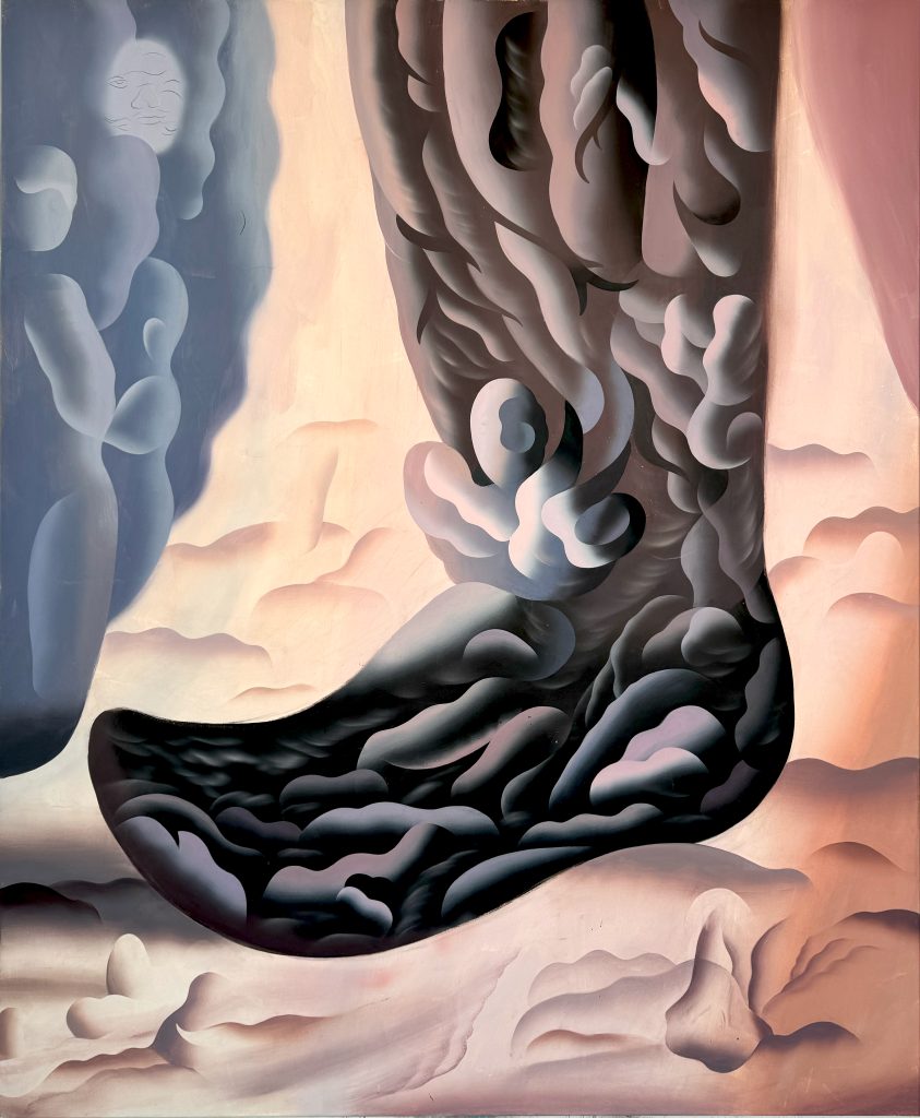 Shoe of Stormy Souls, 145x170 cm